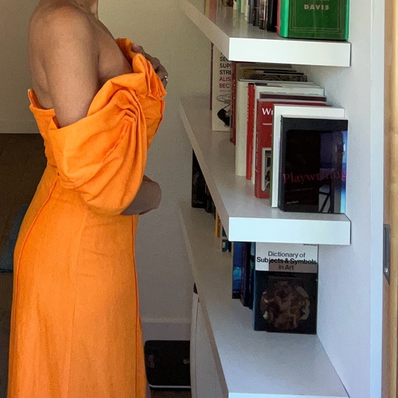 Cult Gaia Muna Off-the-Shoulder A-line dress - Picture 2 of 8